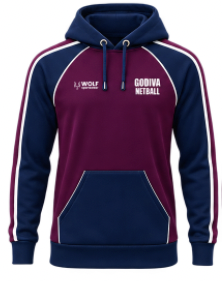 Godiva Netball Club Hoody (Pull Over) Home 26/27 - Adult