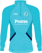 Barton Rovers JFC POMS Sky 1/4 Zip Poms 26/27 - Junior