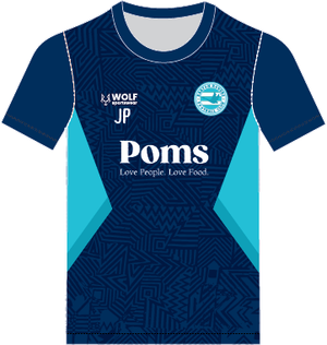 Barton Rovers JFC Training Shirt Poms Sky Coach 26/27 - Adult