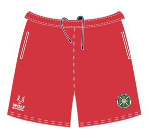 Front view of Allenton Utd FC Coaches Zipped Shorts 24/25