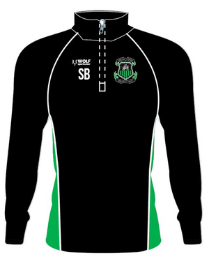 Front view of Belper Utd FC COACHES 1/4 Zip 24/25