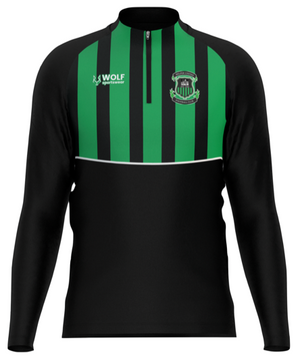 Front view of Belper Utd FC 1/4 Zip 24/25