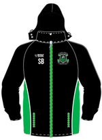 Front view of Belper United Coaches Rain Jacket 24/25